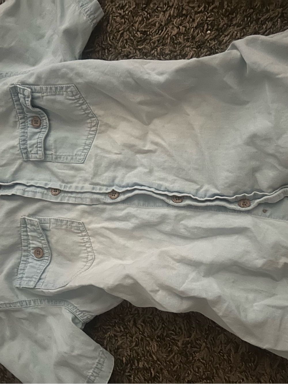 Paper Denim & Cloth pale blue denim shirt